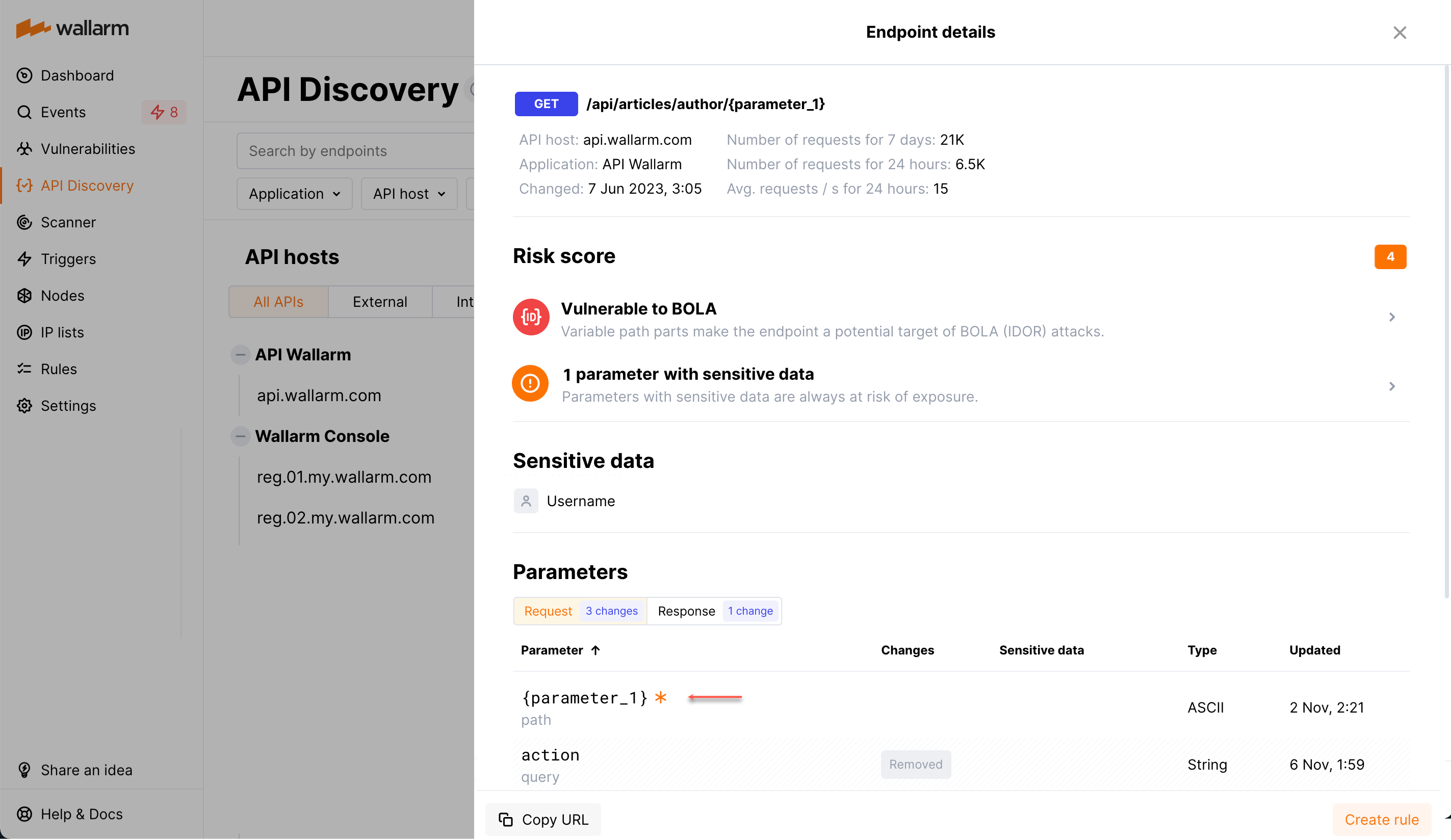 API Discovery - Variability in path