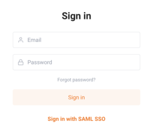 The “login/password” pair login page
