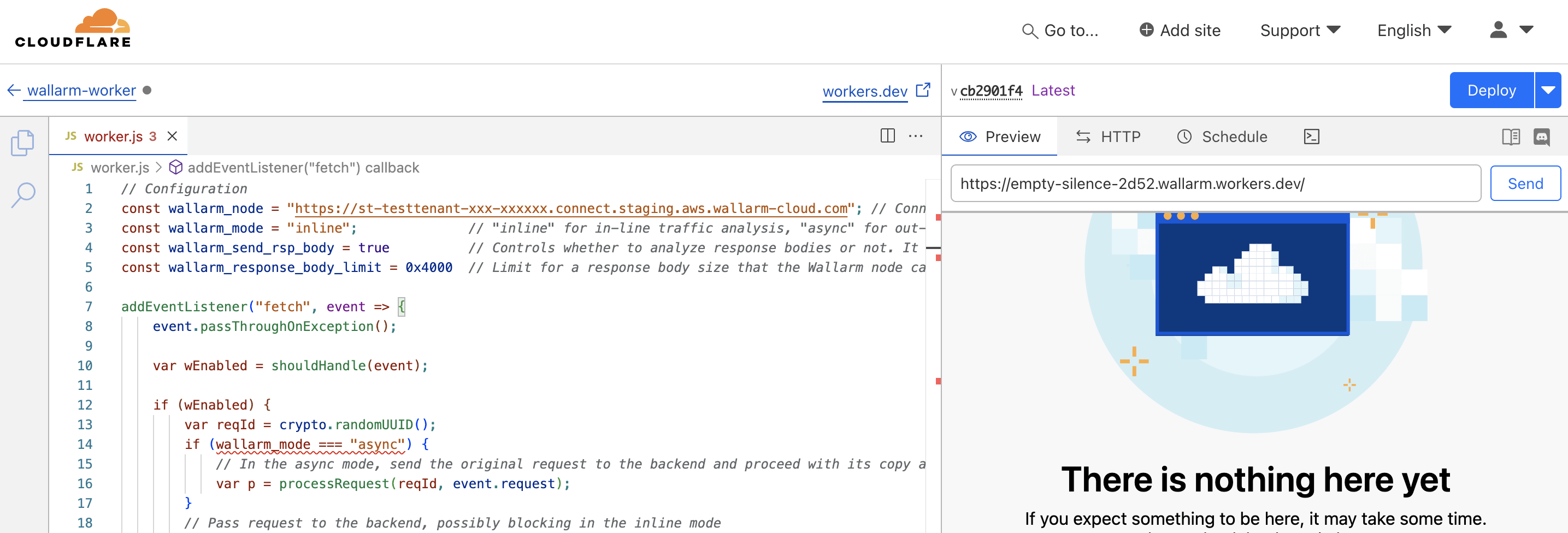 Cloudflare wallarm documentation