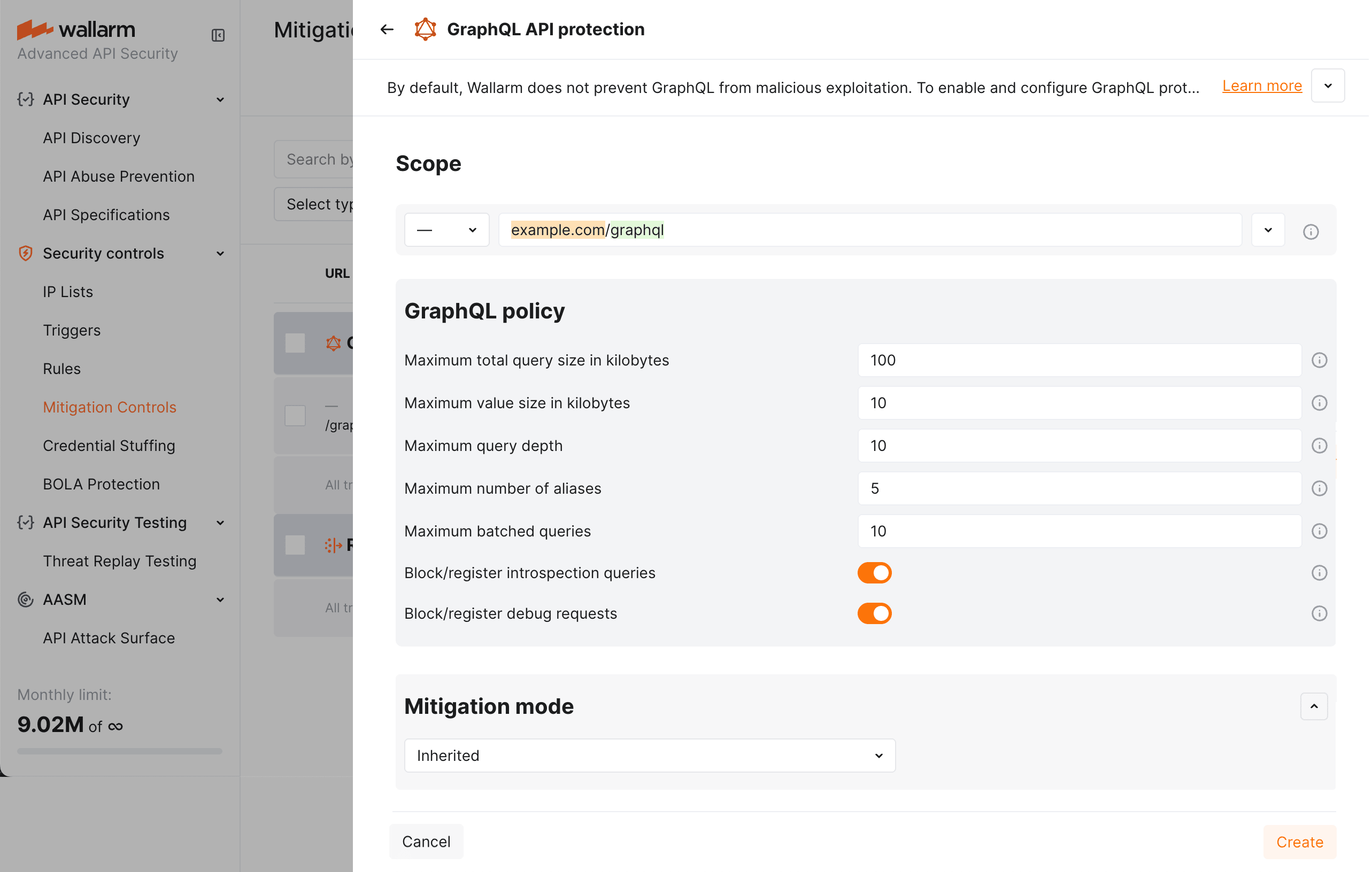 GraphQL Policy for your endpoints