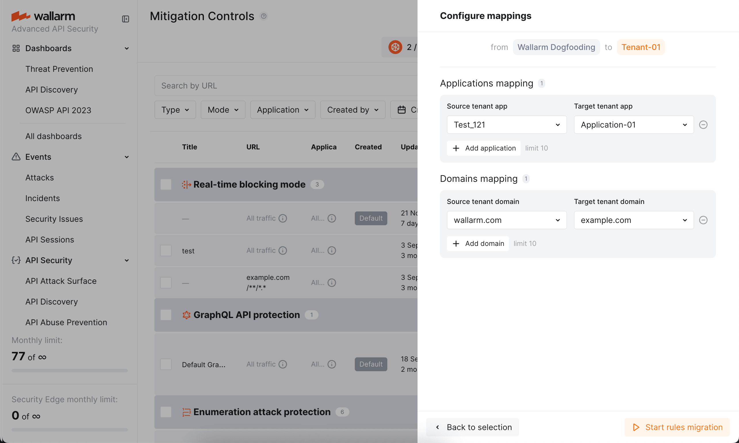 !Migrating rules between tenants