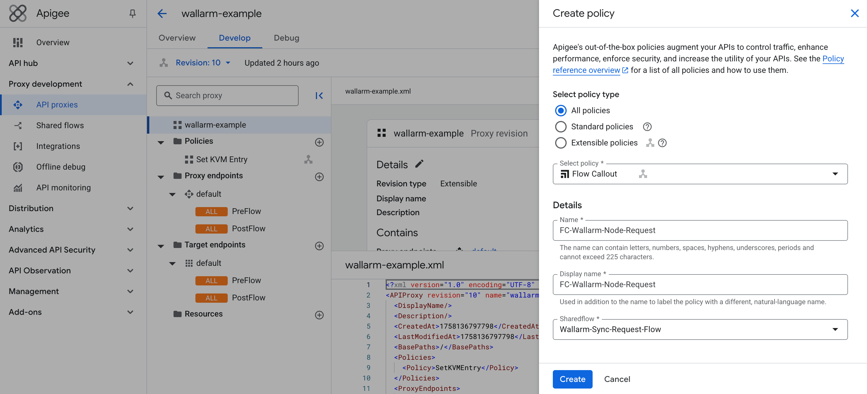 Flow callout for requests in Apigee