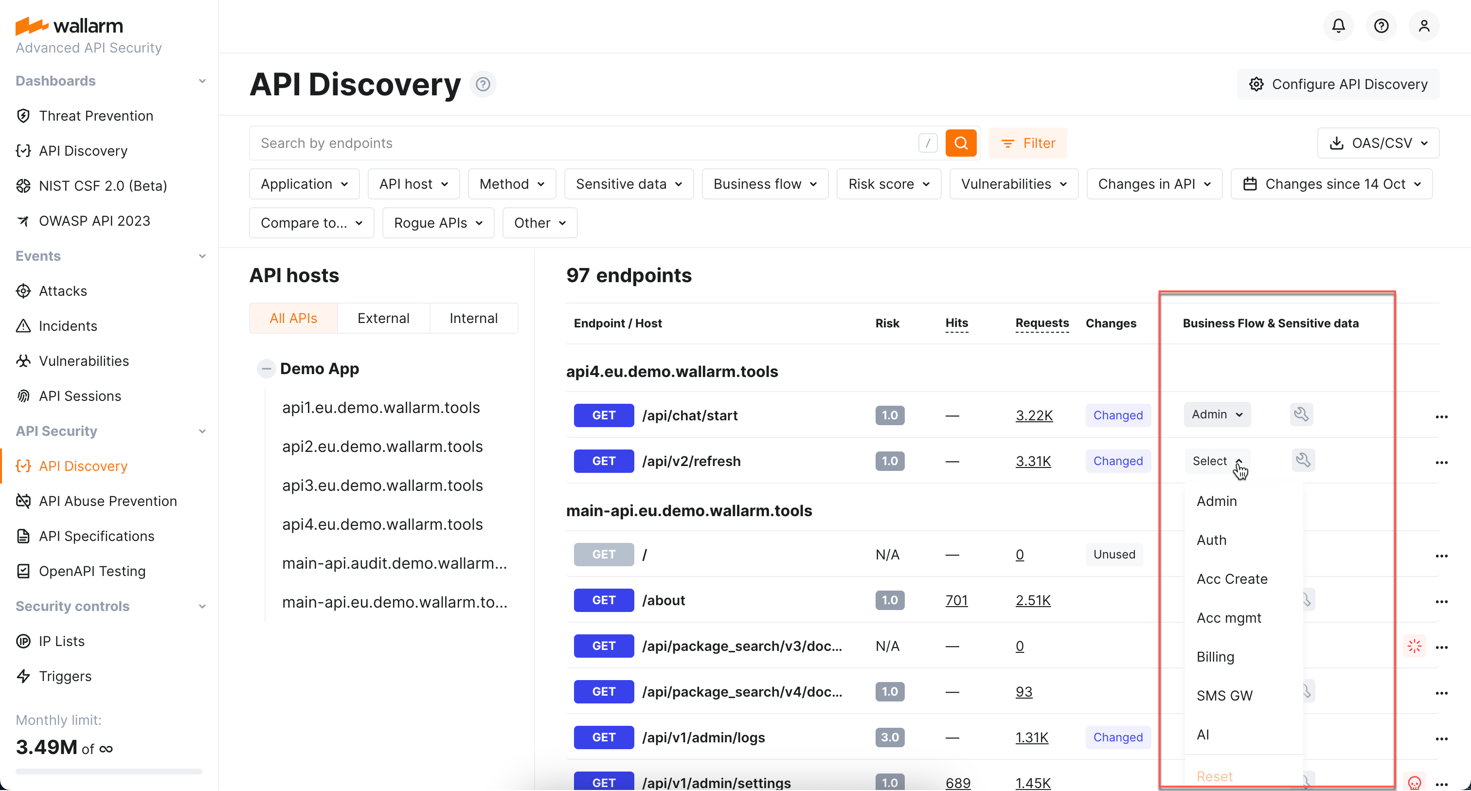 API Discovery - Hassas iş akışları